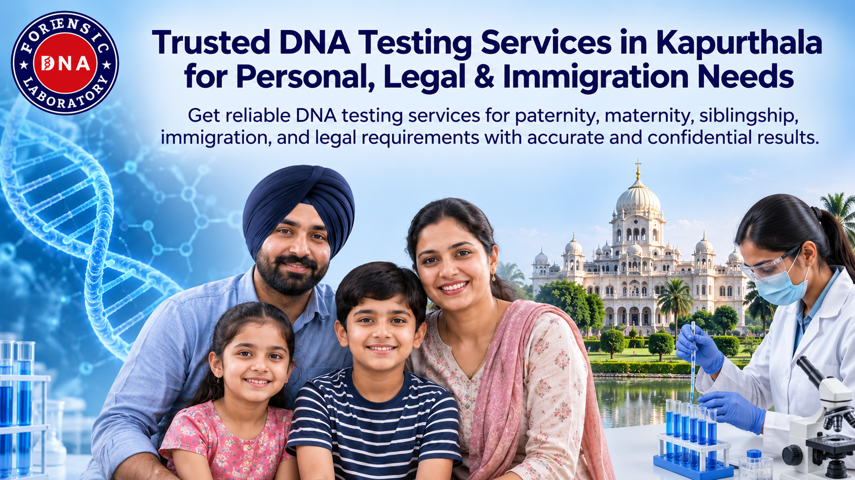 DNA Tests in Kapurthala for Different Requirements of Individuals