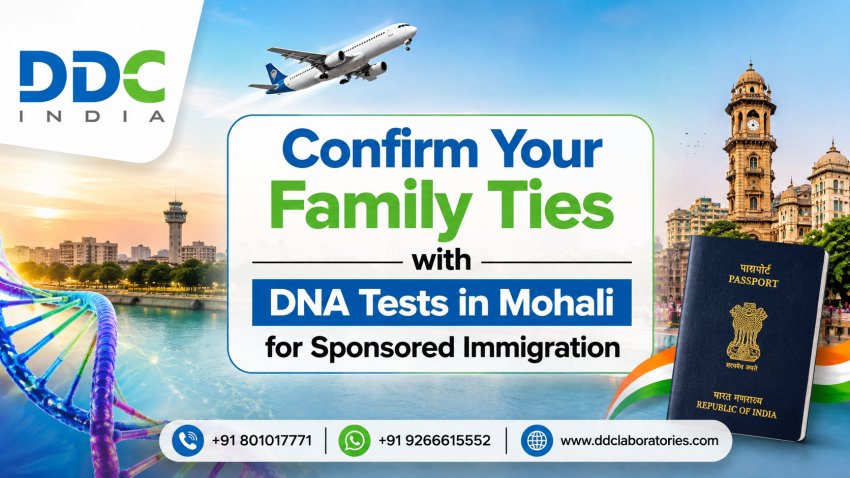 Confirm Your Family Ties with DNA Tests in Mohali for Sponsored Immigration | daddycow.com